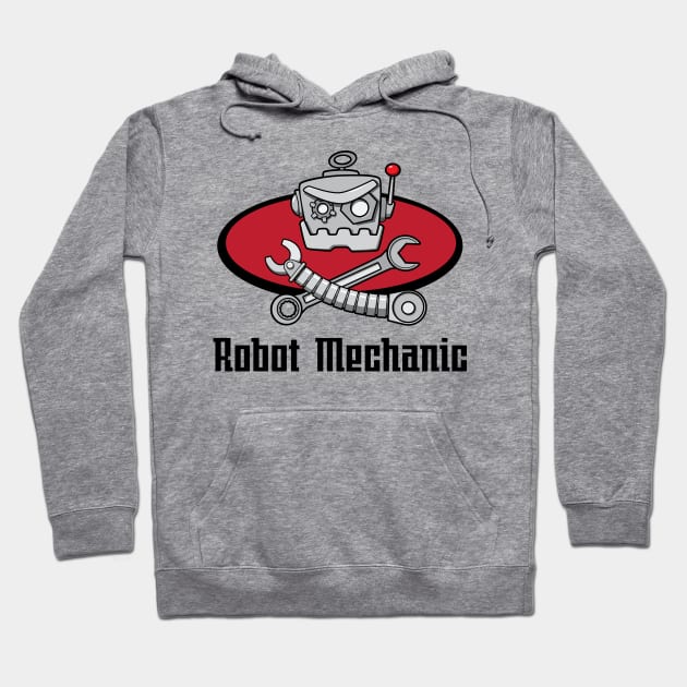 Robot Mechanic Hoodie by s2pidpictures